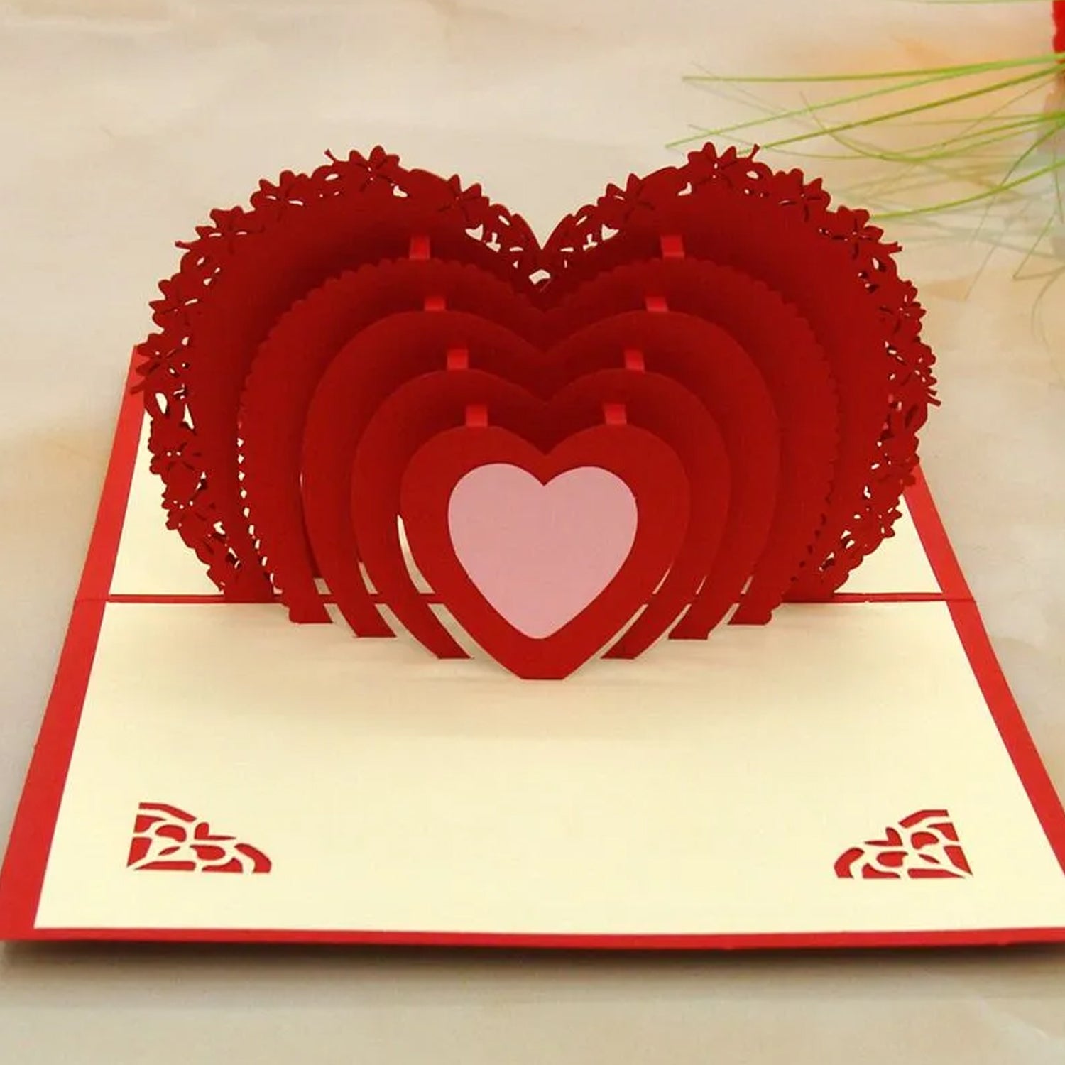3D -Up Greeting Card (1 Pc): Birthday, Love, Christmas 3D -Up Greeting Card (1 Pc): Birthday, Love, Christmas